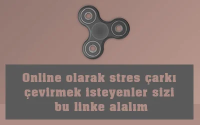 Online stres çarkı çevirebileceğiniz FFFidget sitesi