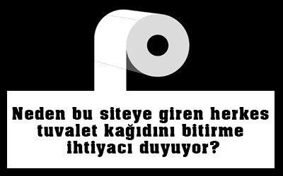 Sanal tuvalet kağıdı rulosu deneyimi sunan eğlenceli internet sitesi