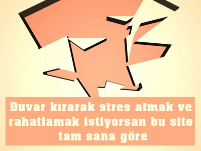 Duvar kırarak stres atabileceğiniz eğlenceli internet sitesi